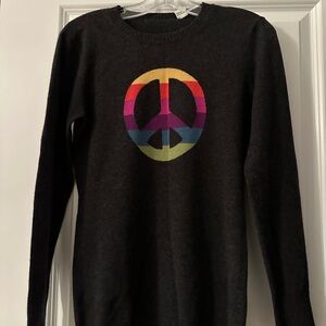 Autumn Cashmere Peace Sign Sweater